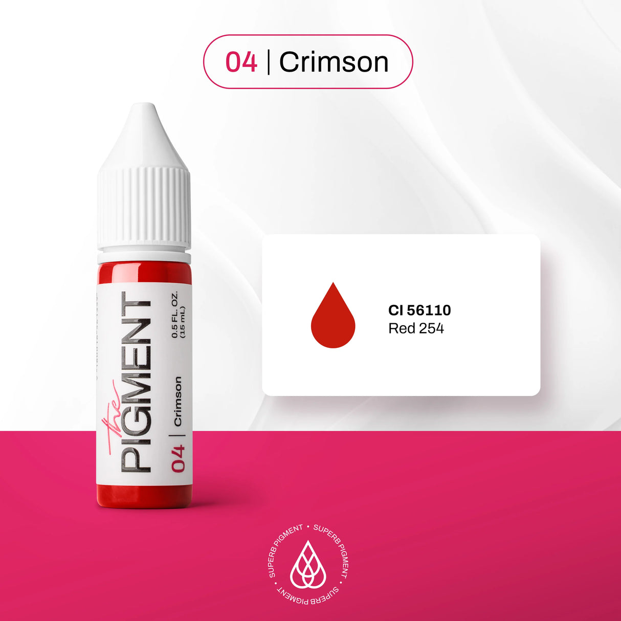 The Pigment 04 Crimson Пигмент (15ml)