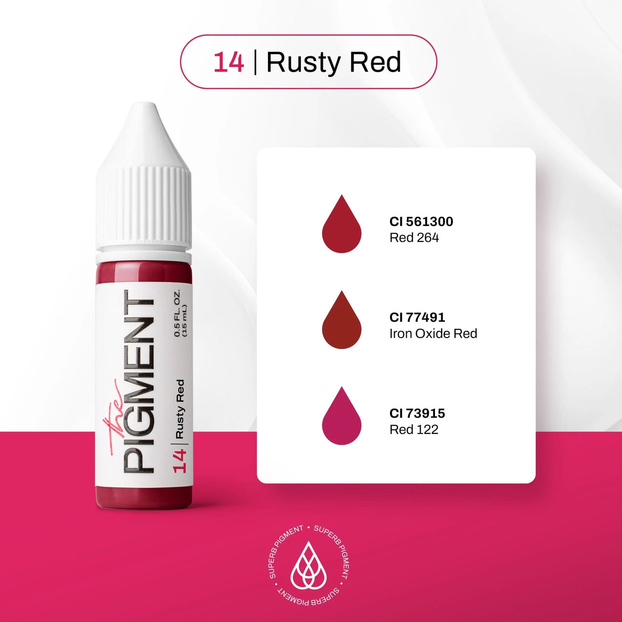 The Pigment 14 Rusty Red Пигмент (15ml)