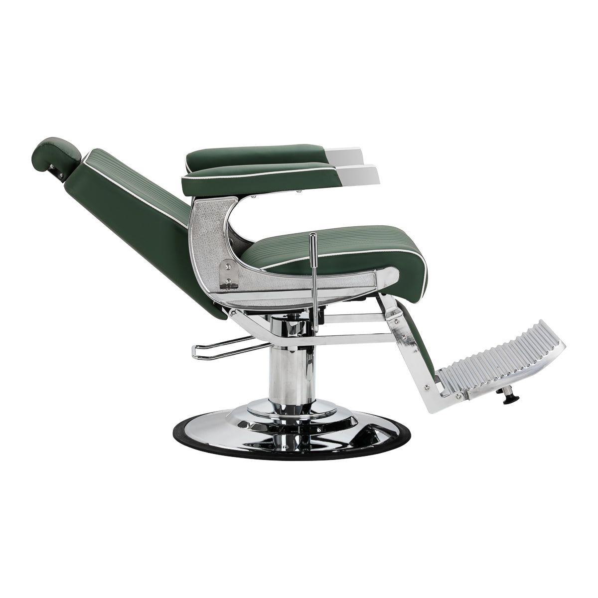 Gabbiano Visionerio barber chair green chrome frame - BVShop