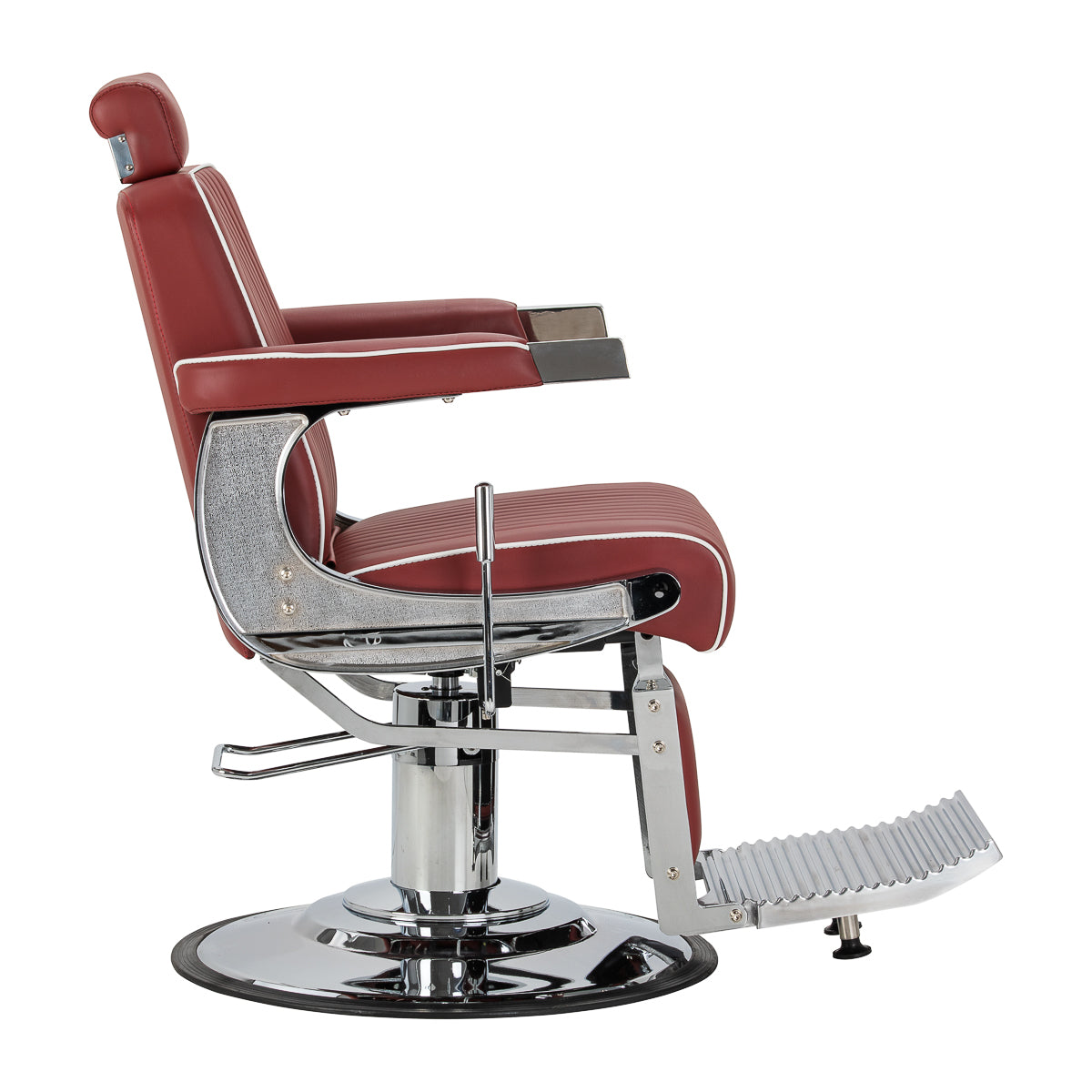 Gabbiano Visionerio barber chair red chrome frame - BVShop