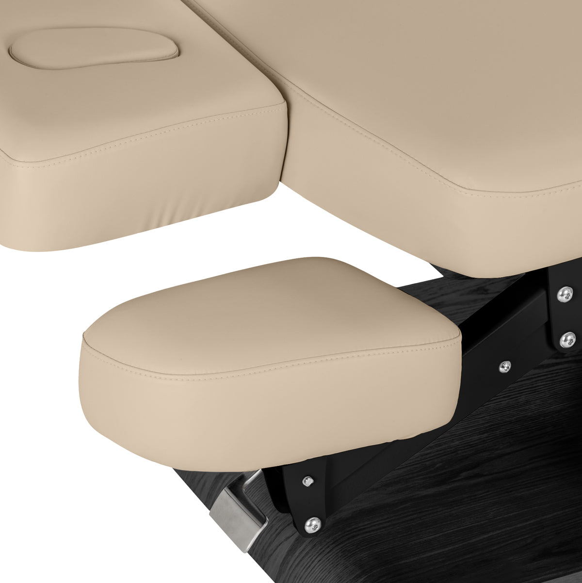 Электрическая SPA-Кушетка Sillon Relax – Цвет Бежевый, Основание Чёрное · Полка для рук