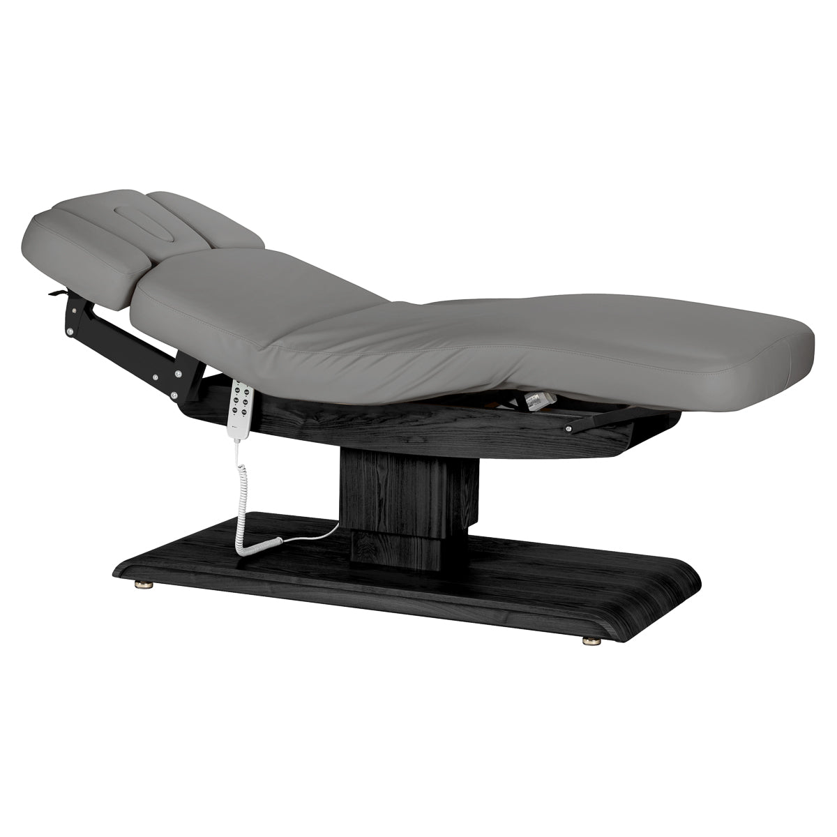 Электрическая SPA-Кушетка Sillon Relax – Цвет Серый, Основание Чёрное · Общий вид