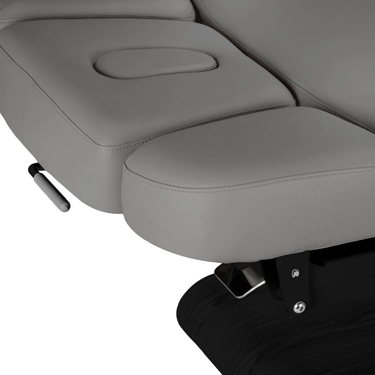 Электрическая SPA-Кушетка Sillon Relax – Цвет Серый, Основание Чёрное · Подголовник