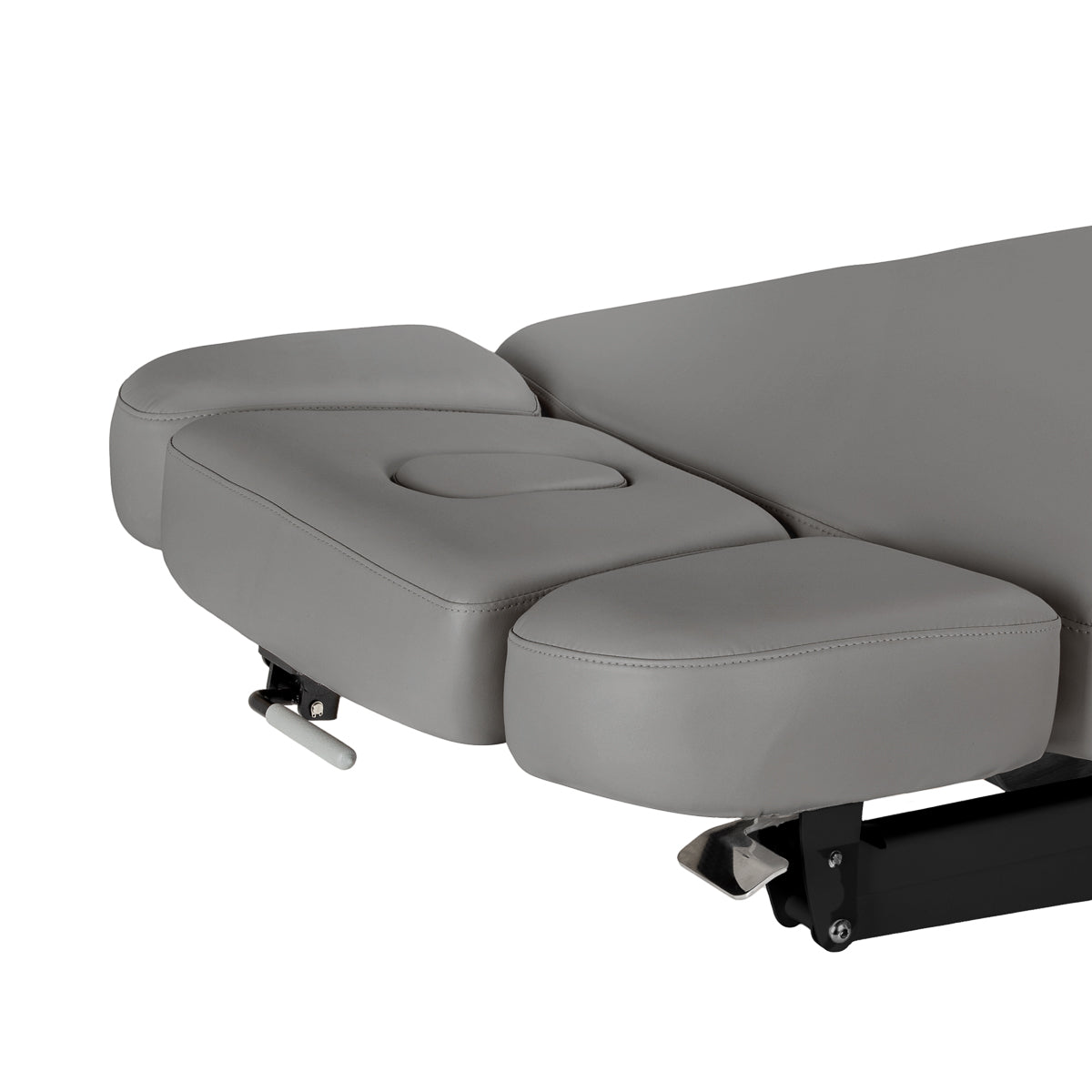 Электрическая SPA-Кушетка Sillon Relax – Цвет Серый, Основание Чёрное · Боковые части подголовника