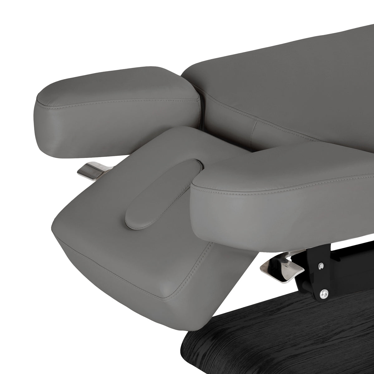 Электрическая SPA-Кушетка Sillon Relax – Цвет Серый, Основание Чёрное · Боковые части подголовника