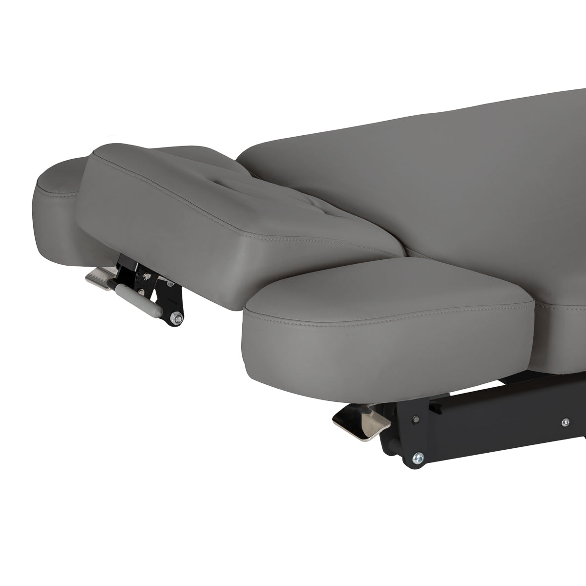 Электрическая SPA-Кушетка Sillon Relax – Цвет Серый, Основание Чёрное · Боковые части подголовника