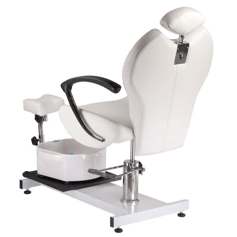 Pedicure chair with foot massager BR-2301 white - BVShop