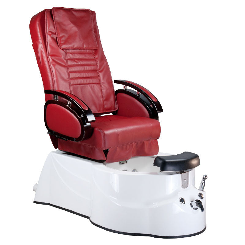 Pedicure chair with massage BR-3820D Burgundy - BVShop