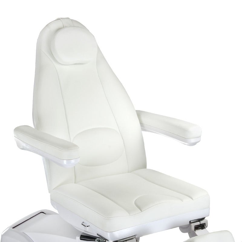 Elektryczny fotel kosmetyczny Mazaro BR-6672A White - BVShop