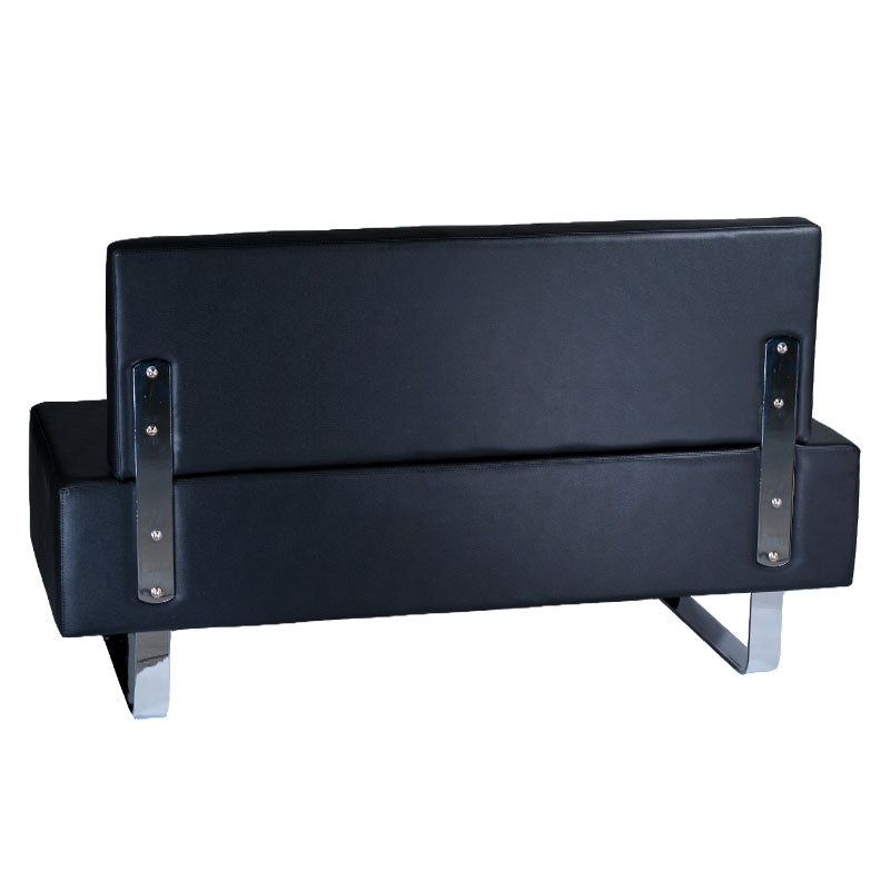 Kanapa do poczekalni Messina BD-6713 czarna - BVShop