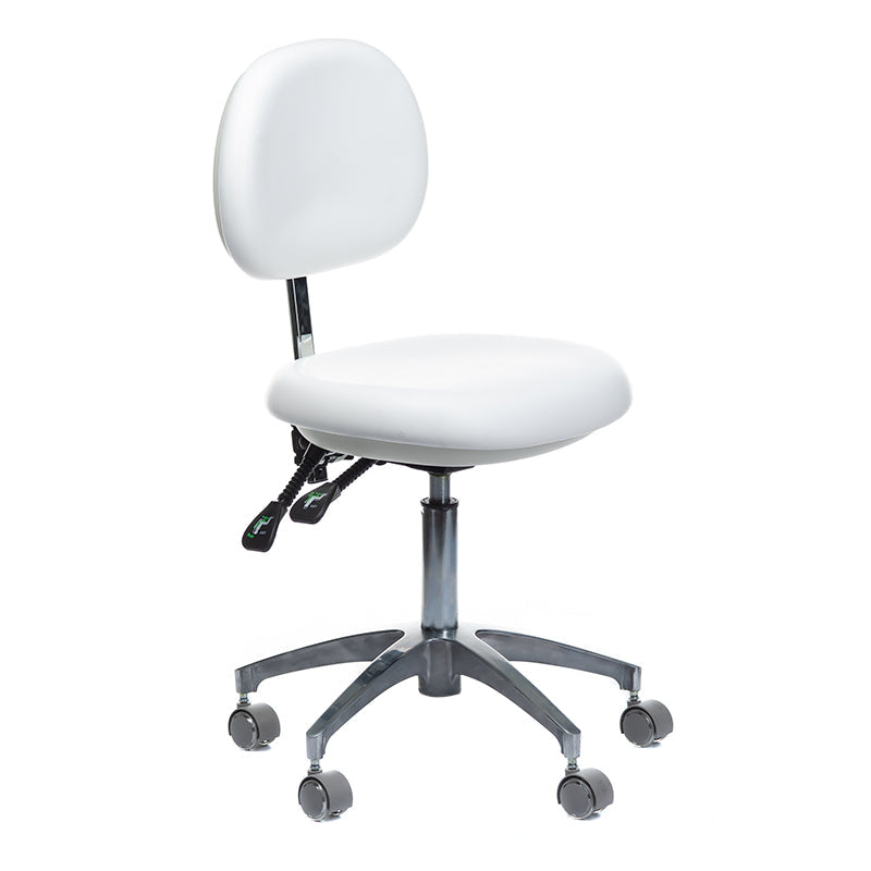Medical Stool with Backrest BD-Y941 White - BVShop