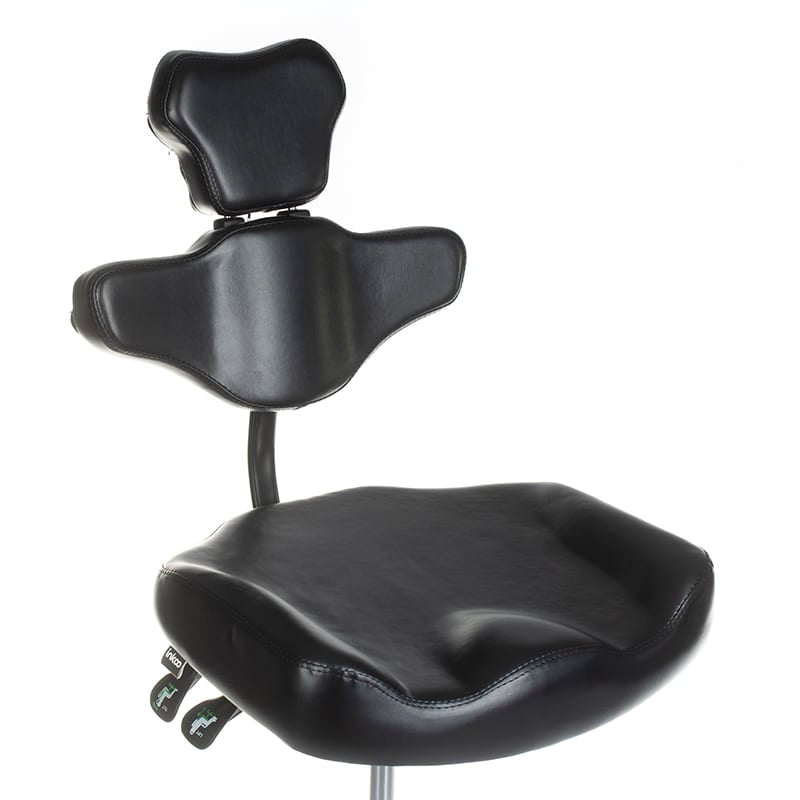 Tattoo Artist swivel stool with back MIKA INKOO - BVShop