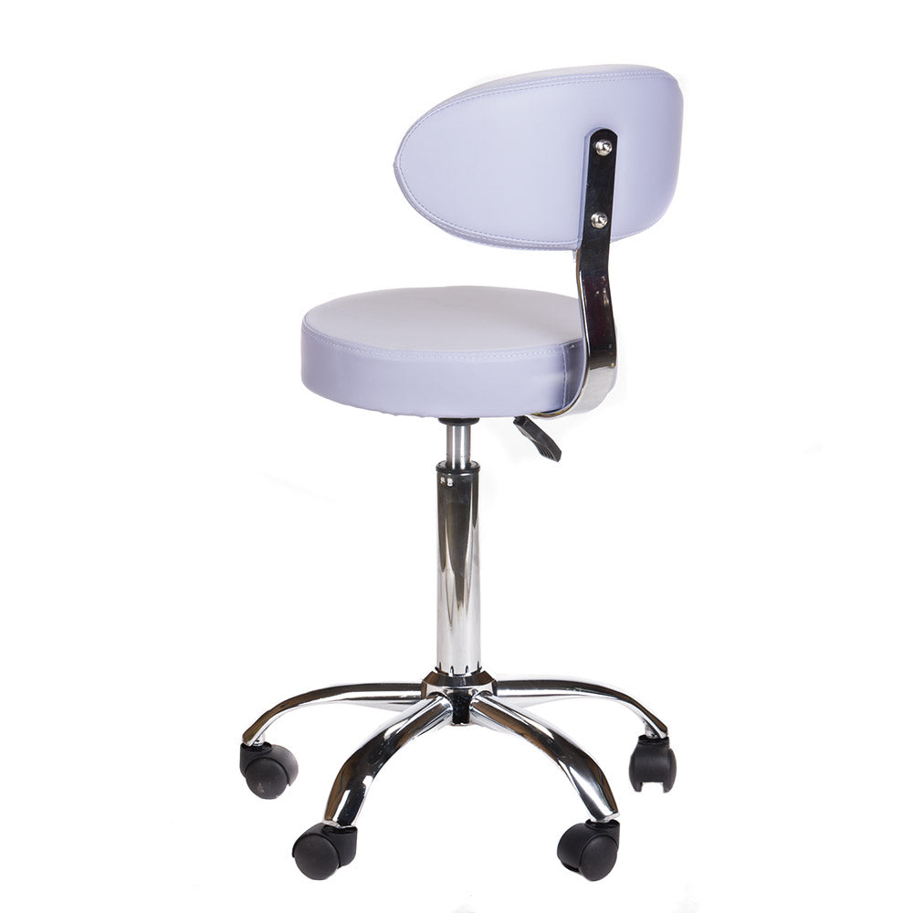 Cosmetic Stool with backrest BD-9934 lavender - BVShop