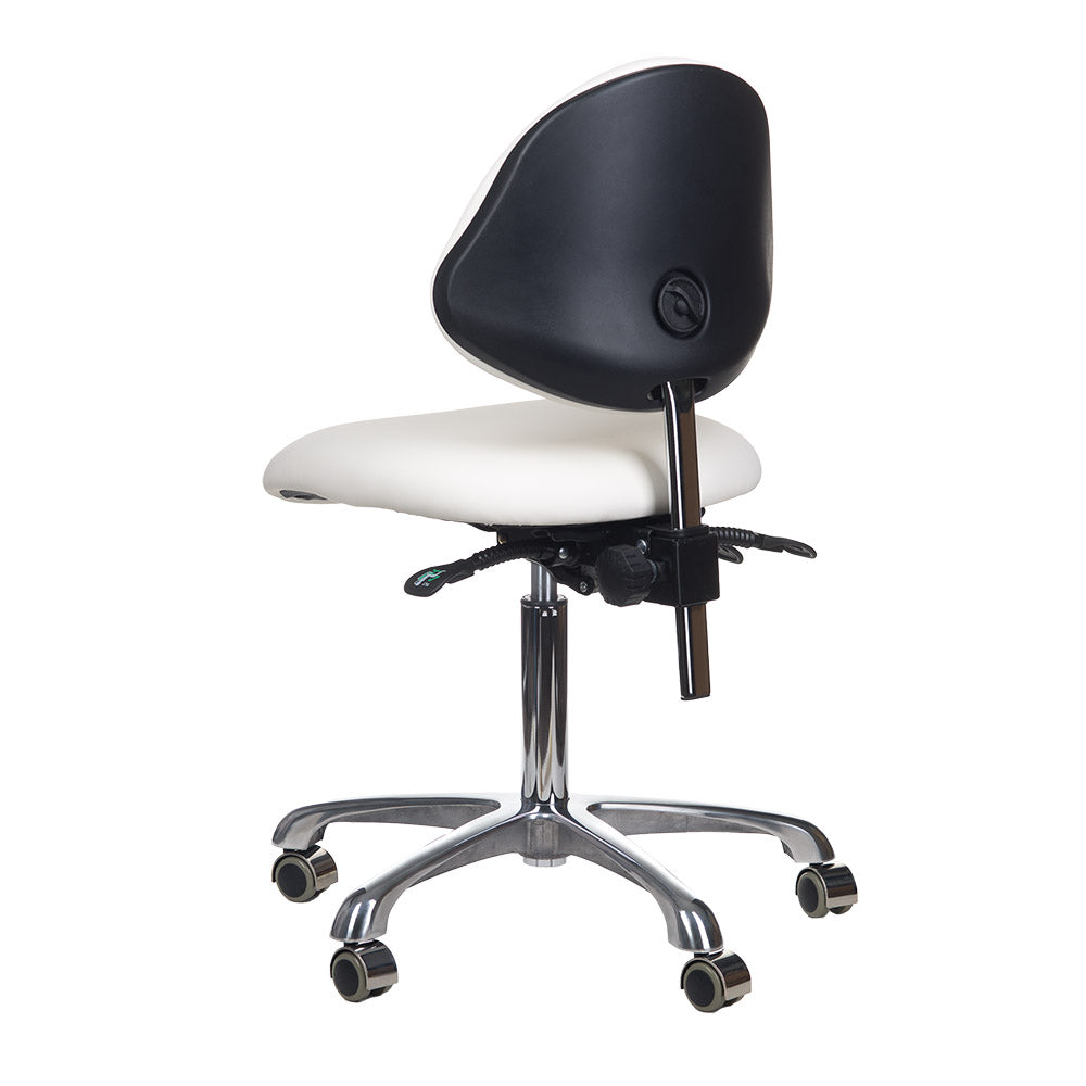 Taboret kosmetyczny BY-8377 white - BVShop