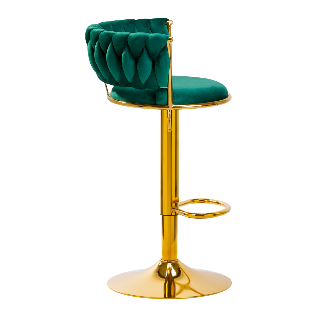 4Rico Bar Hocker QS-B313a green velvet - BVShop