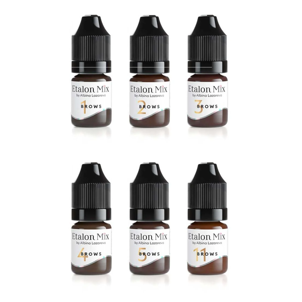 Etalon Mix Hybrid Line Eyebrow Mini Set 6x5ml - BVShop
