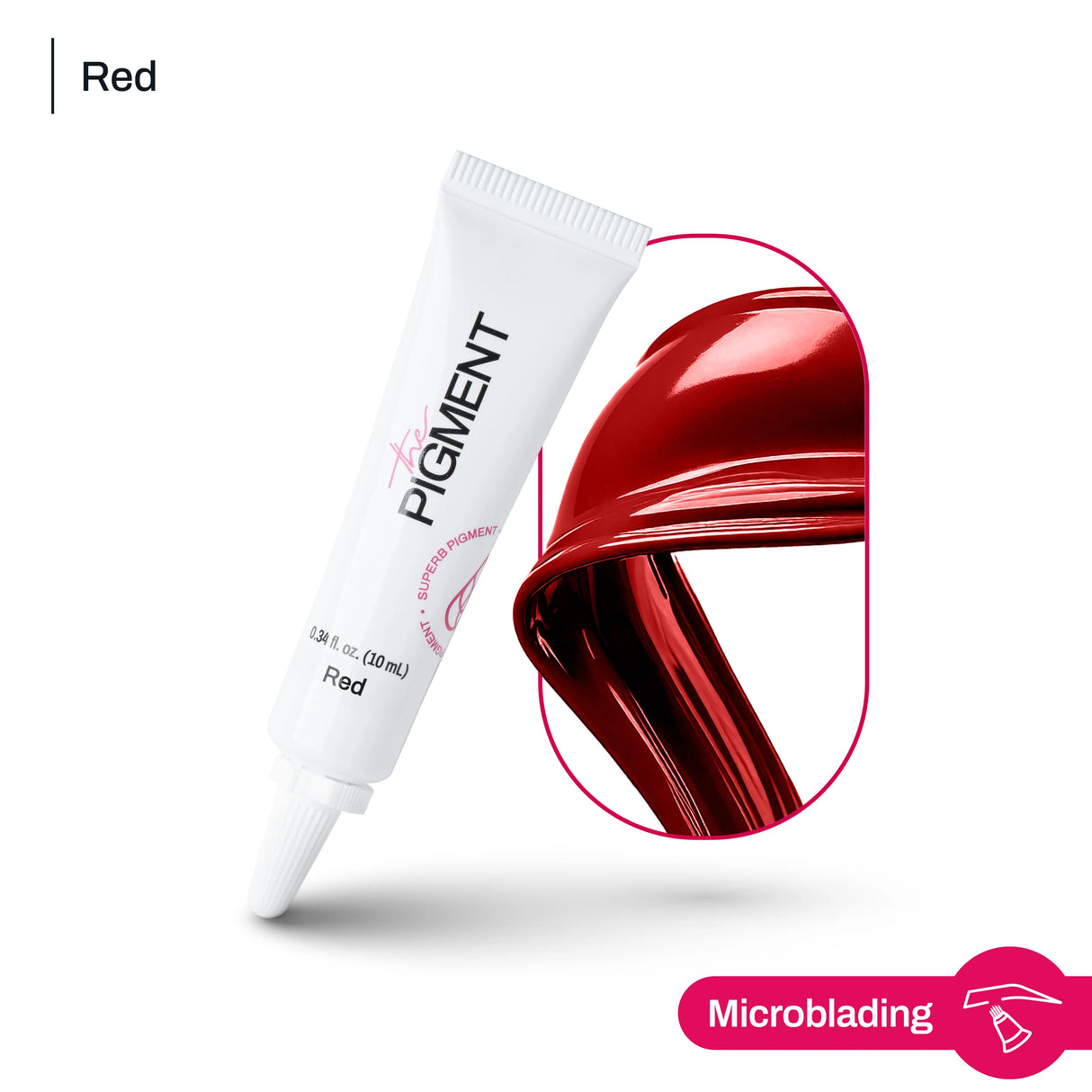 The Pigment Пигмент для микроблейдинга Red 10 мл