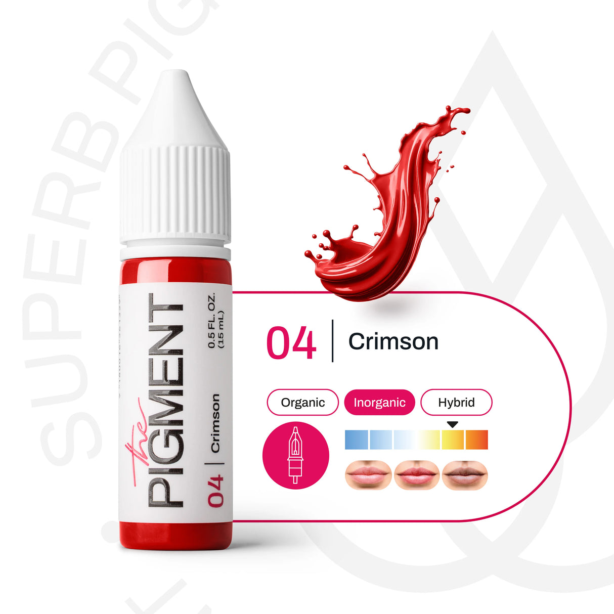 The Pigment 04 Crimson Пигмент (15ml)