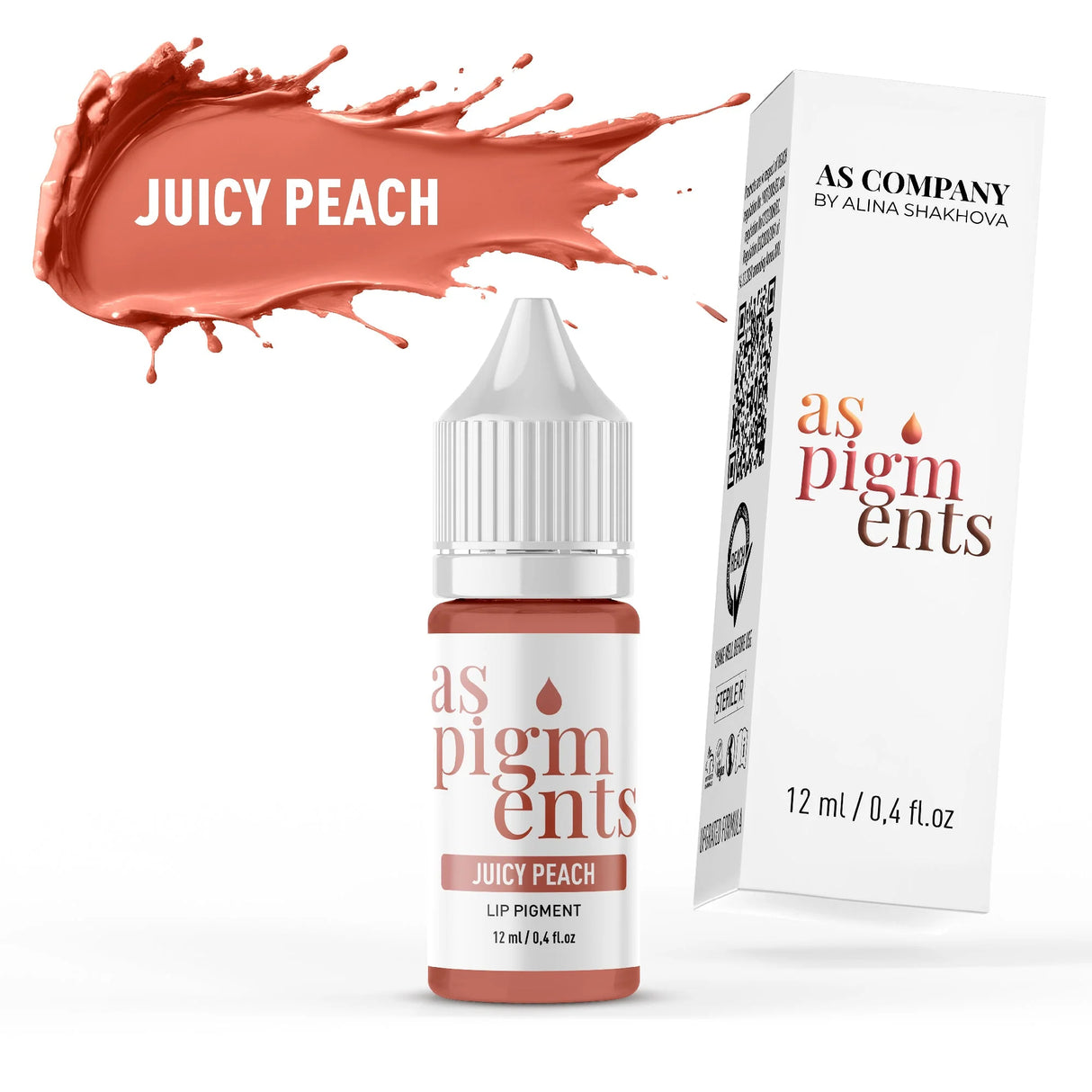 AS COMPANY Juicy Peach (AS Pigments) 6/12ml - BVShop