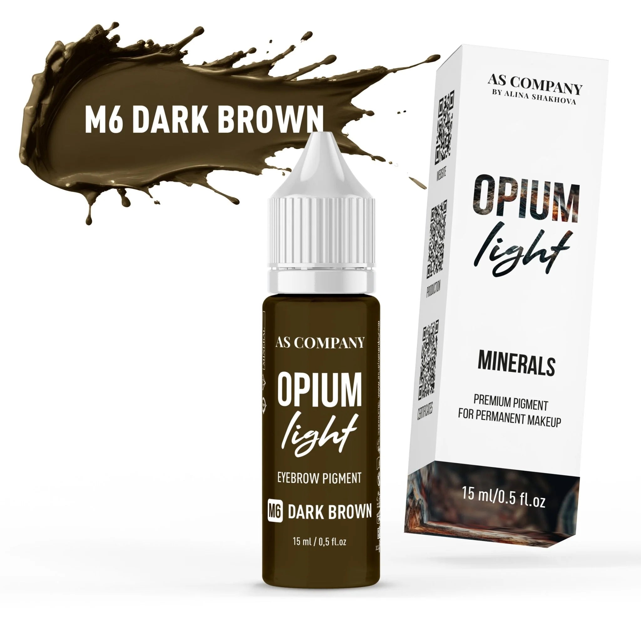 AS COMPANY M6-Dark Brown Mineral (OPIUM LIGHT) 6/15ml - BVShop