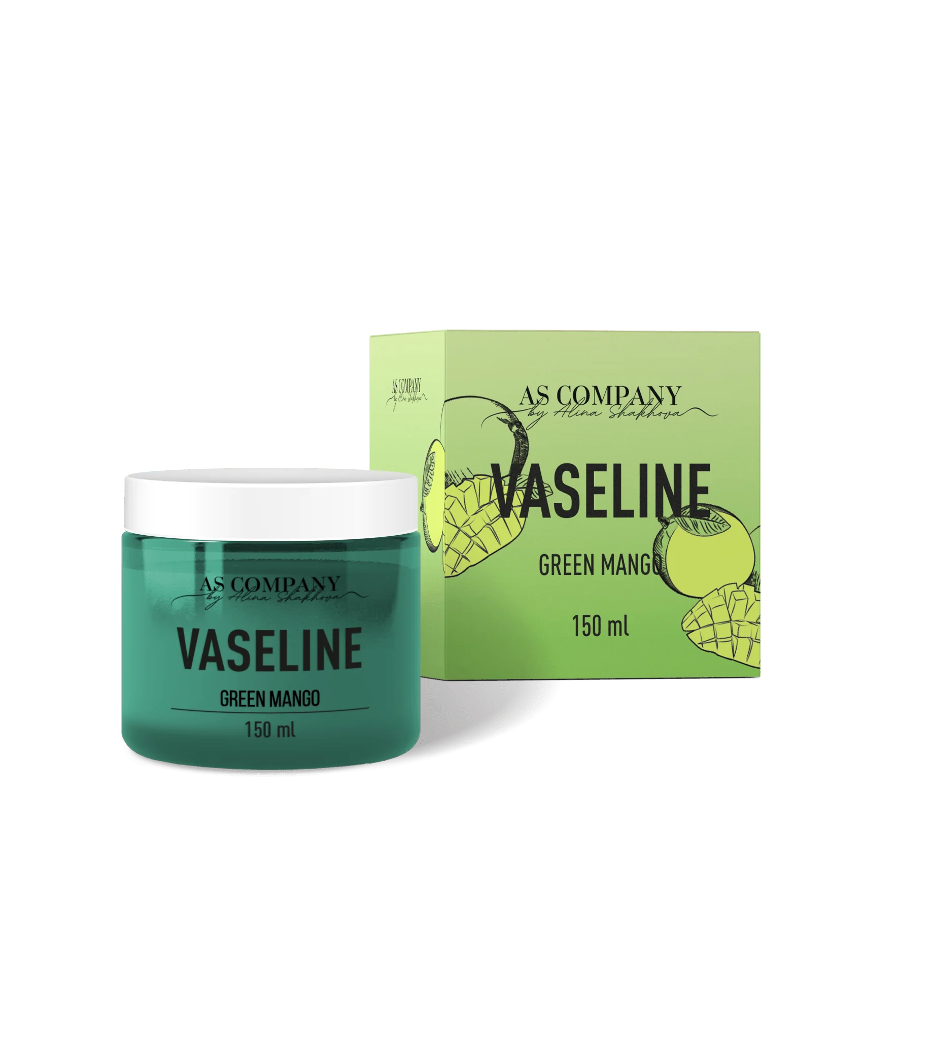 AS COMPANY Vaseline Green Mango 150ml - BVShop