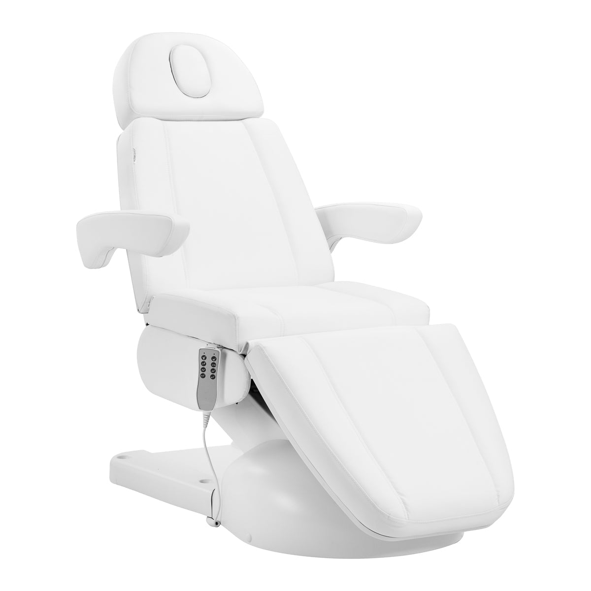 Azzurro Lux 4m white cosmetic chair with cradle - BVShop