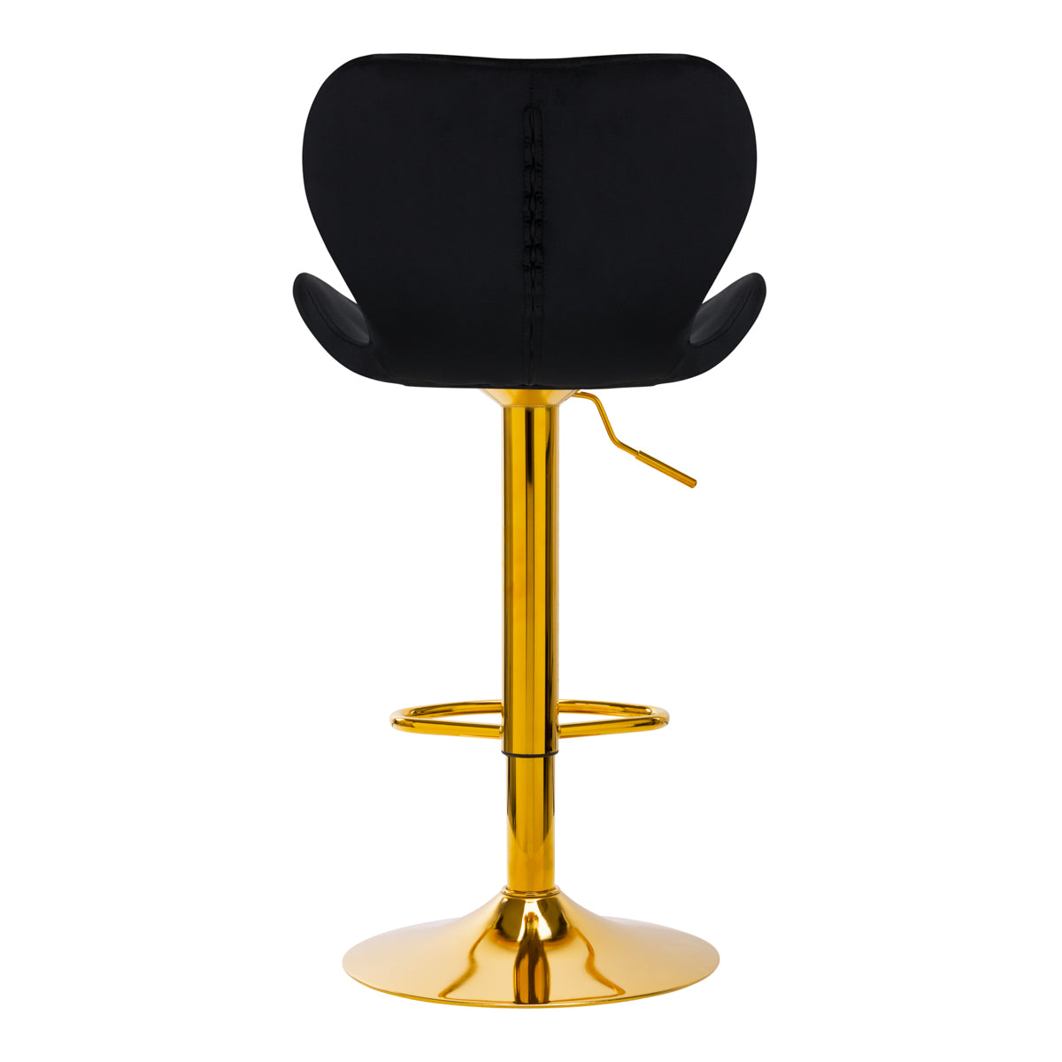 BAR STOOL QS-B15 VELVET BLACK - BVShop