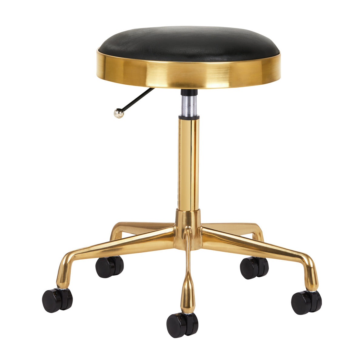 COSMETIC STOOL H7 GOLD BLACK - BVShop