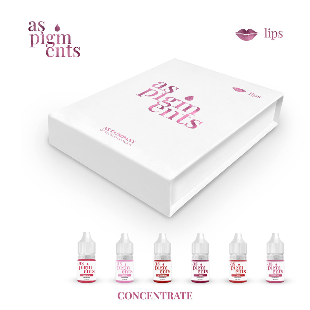 AS COMPANY Concentrate Set (AS Pigments) 6pcs/6ml - BVShop