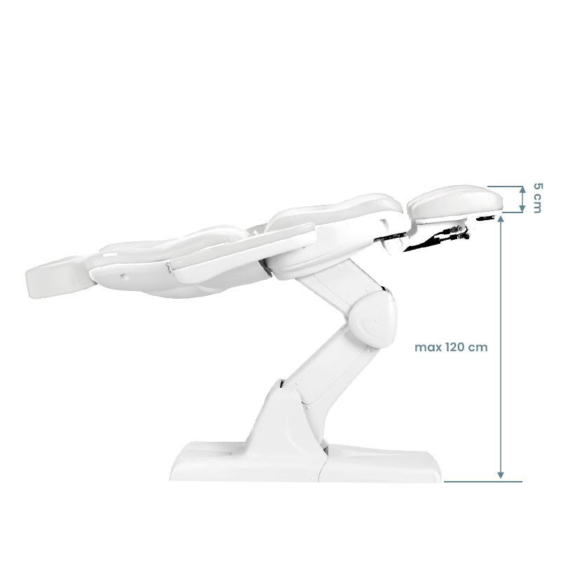 Electric cosmetic chair azzurro 870s pedi 3 strong white - BVShop