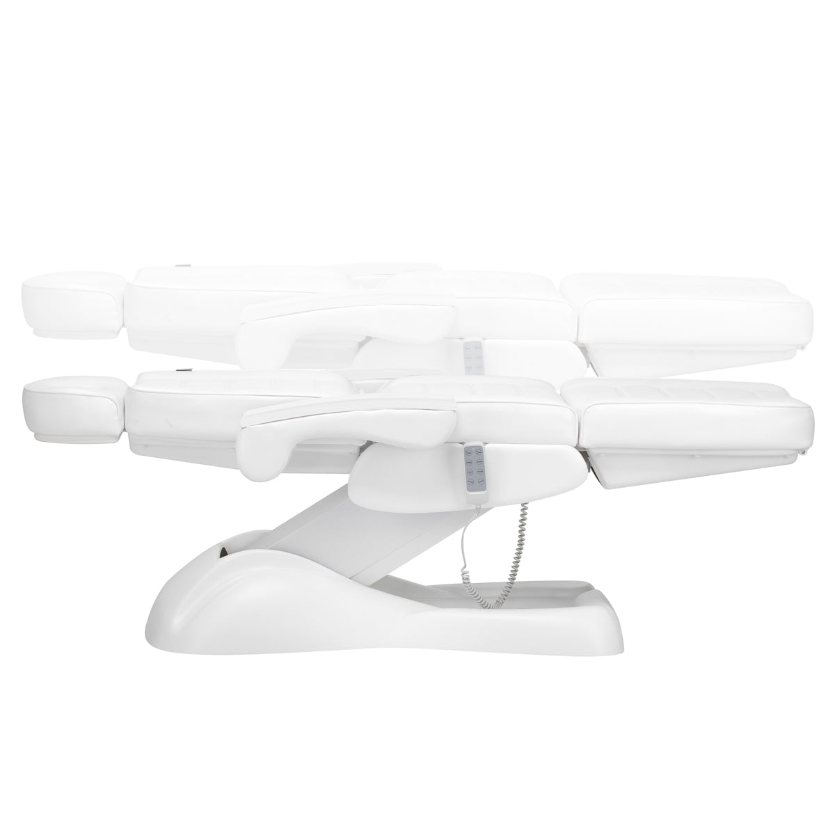 Electric cosmetic chair lux 4m white with a cradle - BVShop