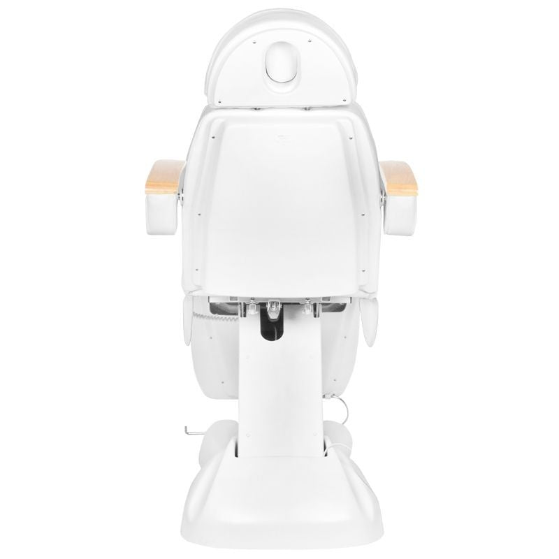 Electric cosmetic chair lux white / beech 3m - BVShop