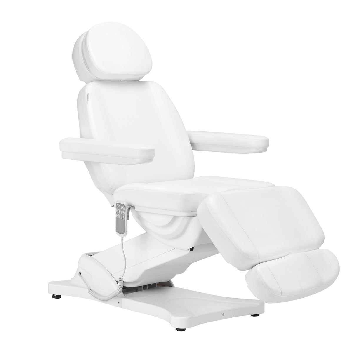Electric cosmetic chair SILLON CLASSIC 3 motors white - BVShop