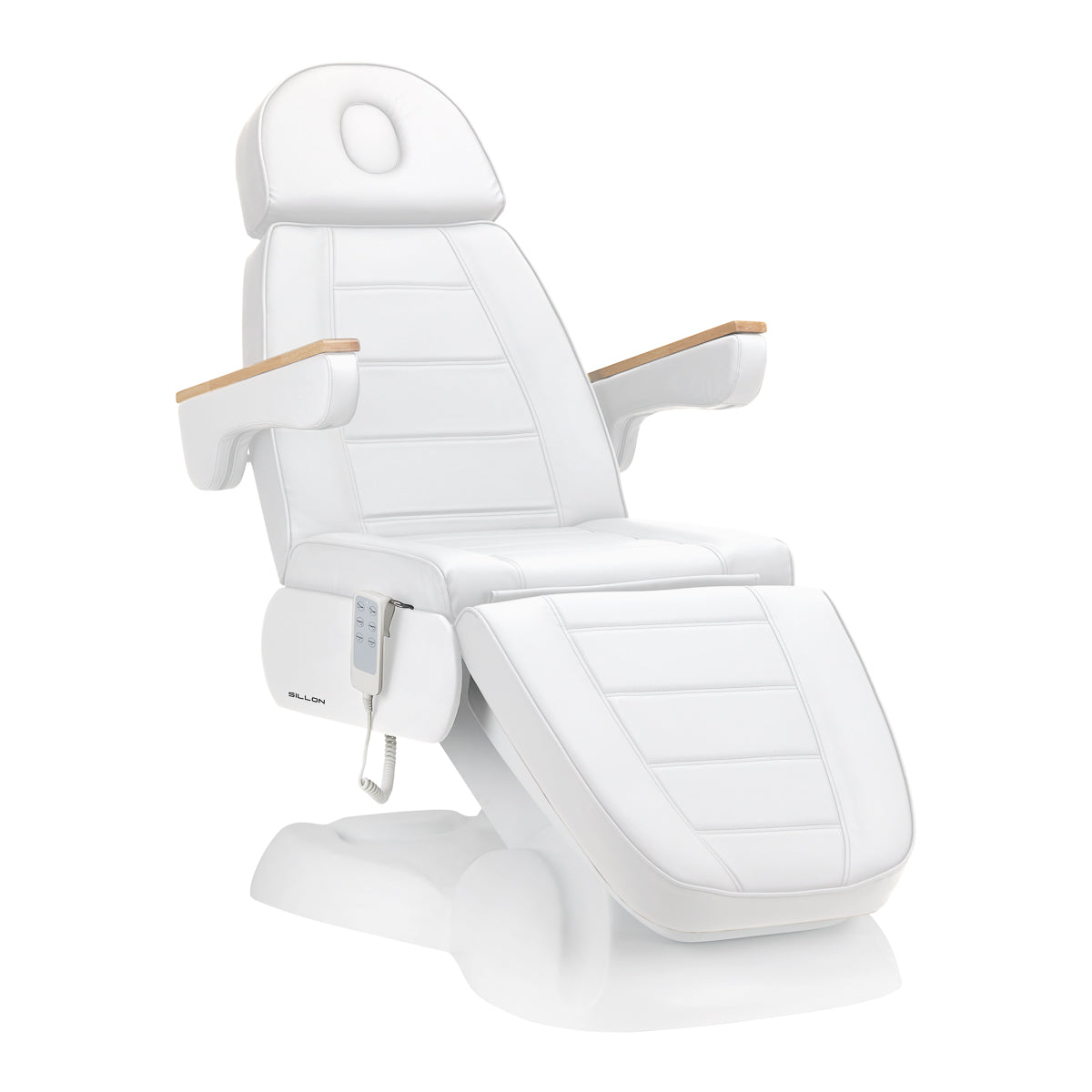 Electric cosmetic chair SILLON Lux 273b 3 motors white - BVShop