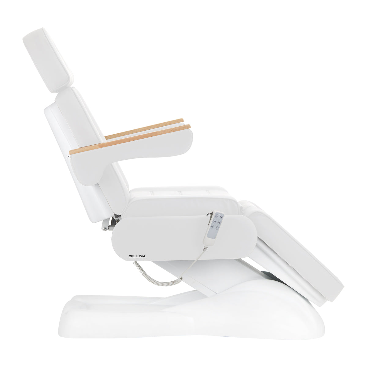 Electric cosmetic chair SILLON Lux 273b 3 motors white - BVShop