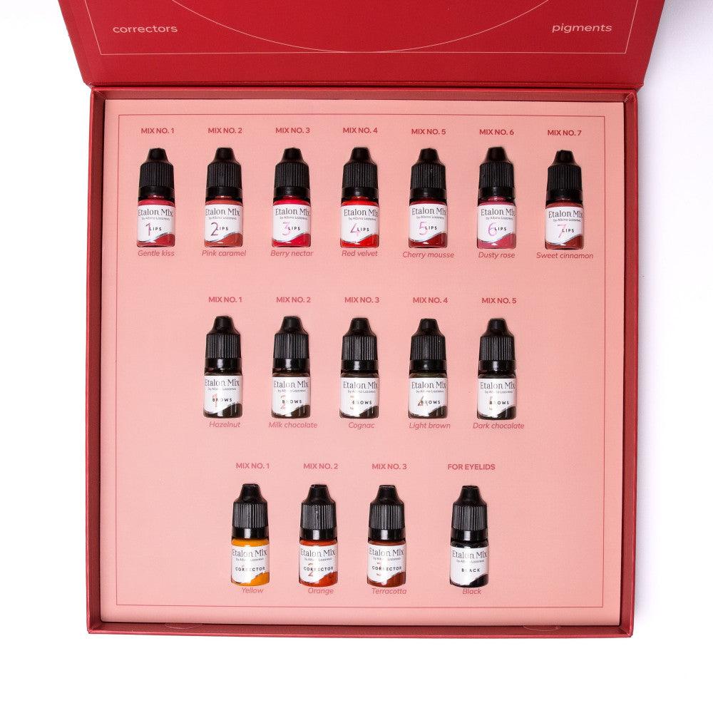 Etalon Mix Big Pigment Set By Albina Lazareva 16x5ml - BVShop