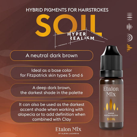 Etalon Mix Brows Soil Pigment 10ml - BVShop