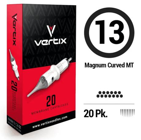 Vertix Tattoo Curved Magnum Cartridges - BVShop