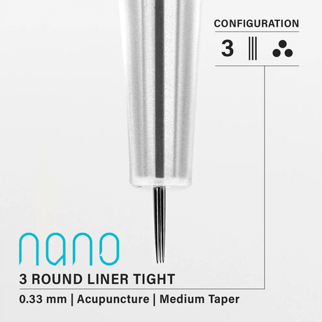 Vertix Nano Round Liner Tight Cartridges - BVShop