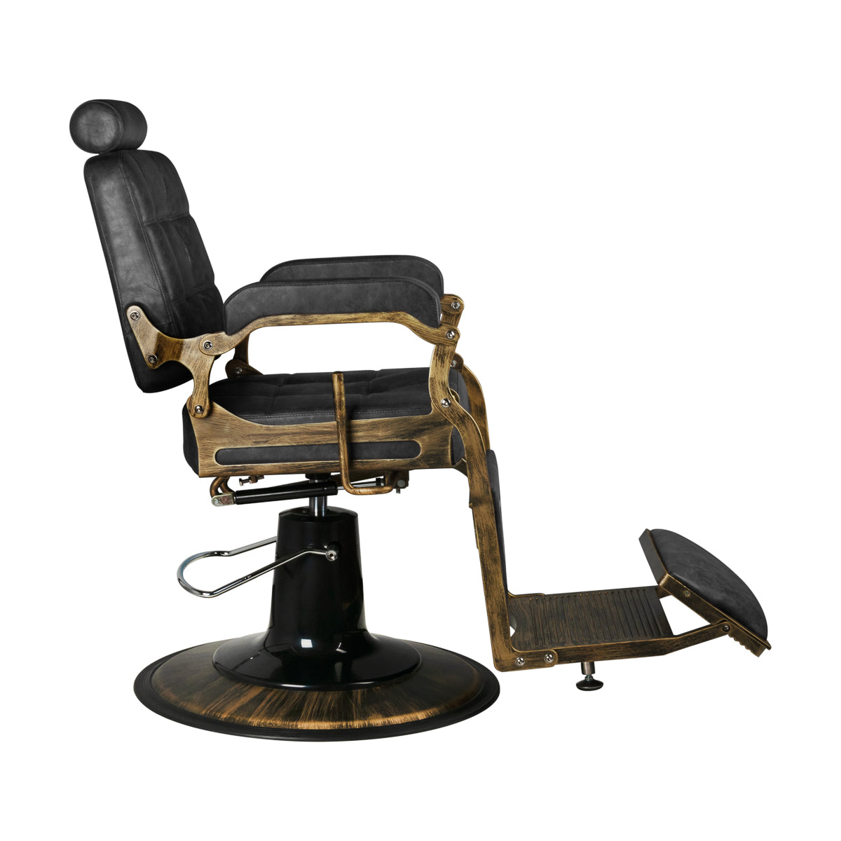 Gabbiano barber chair Boss HD Old Leather black - BVShop