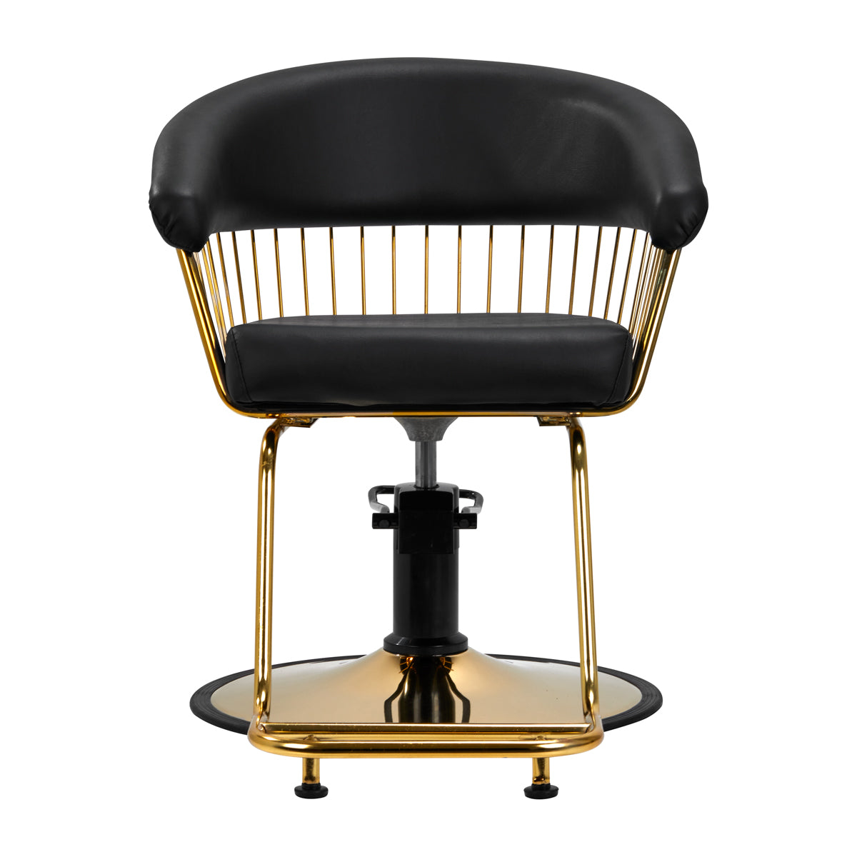 Gabbiano hairdressing chair Lille gold black - BVShop