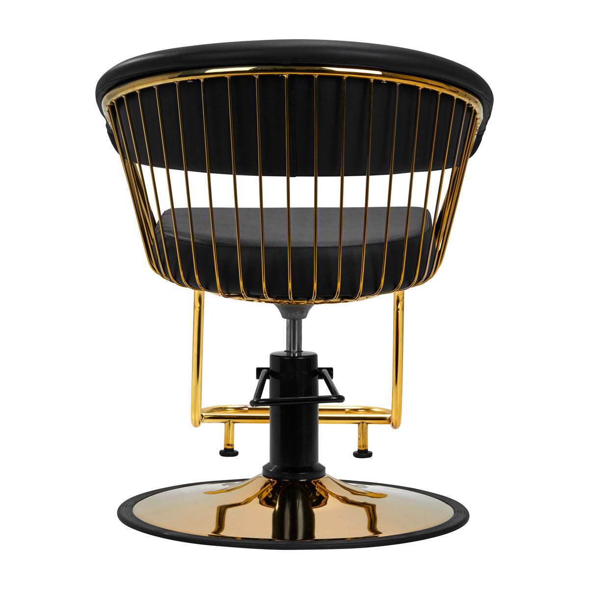 Gabbiano hairdressing chair Lille gold black - BVShop