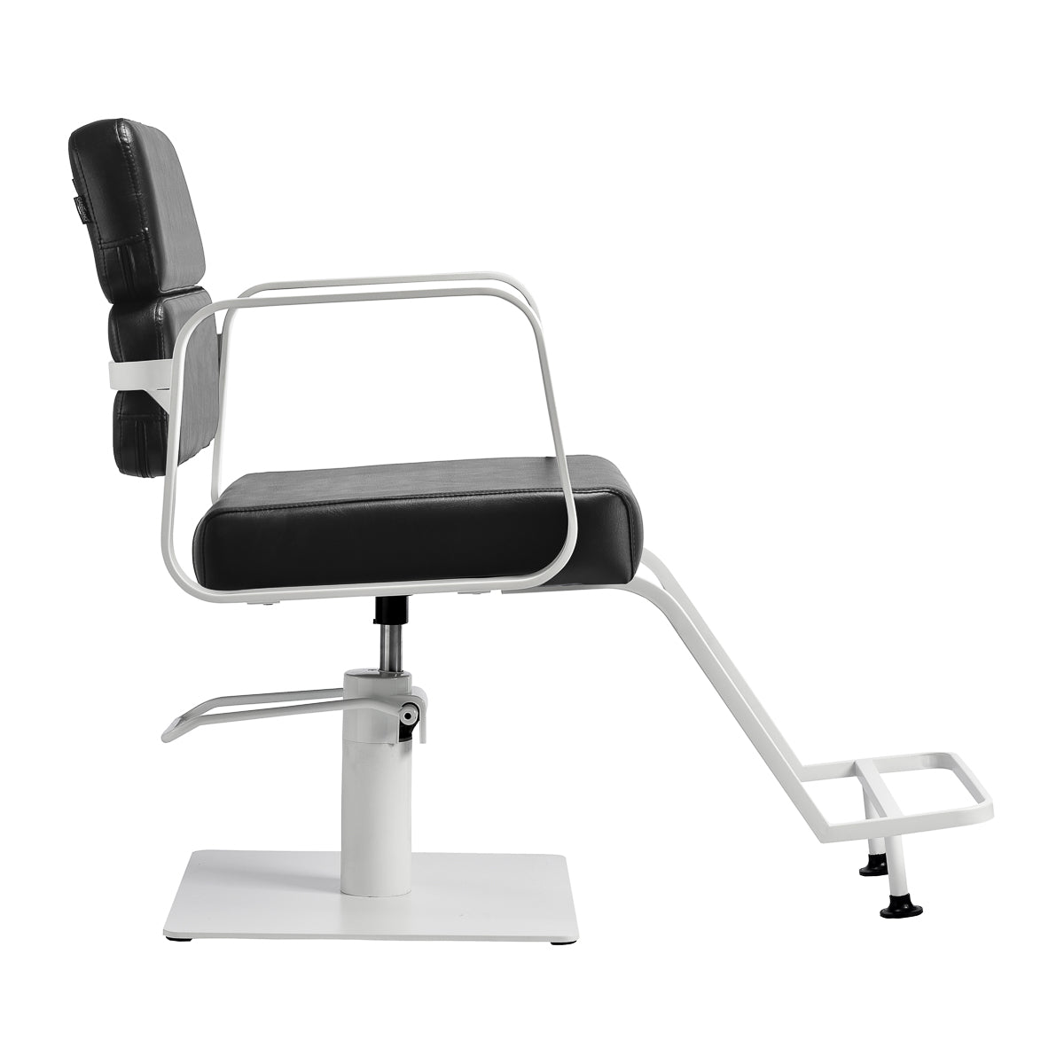 Gabbiano hairdressing chair Porto white black - BVShop