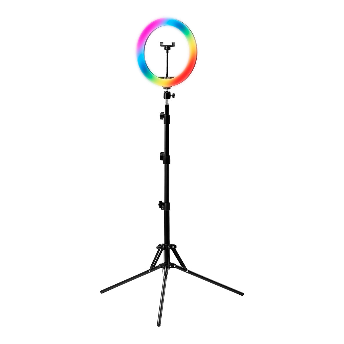 GLOW 10" bsc RGB ring lamp with 10W tripod - BVShop
