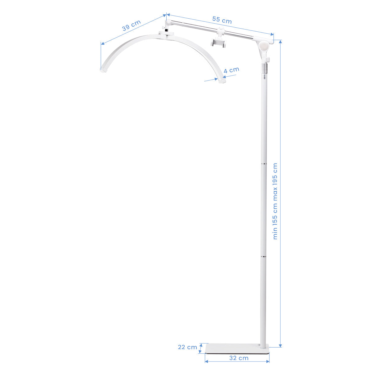 GLOW eyelash lamp FX07 white - BVShop
