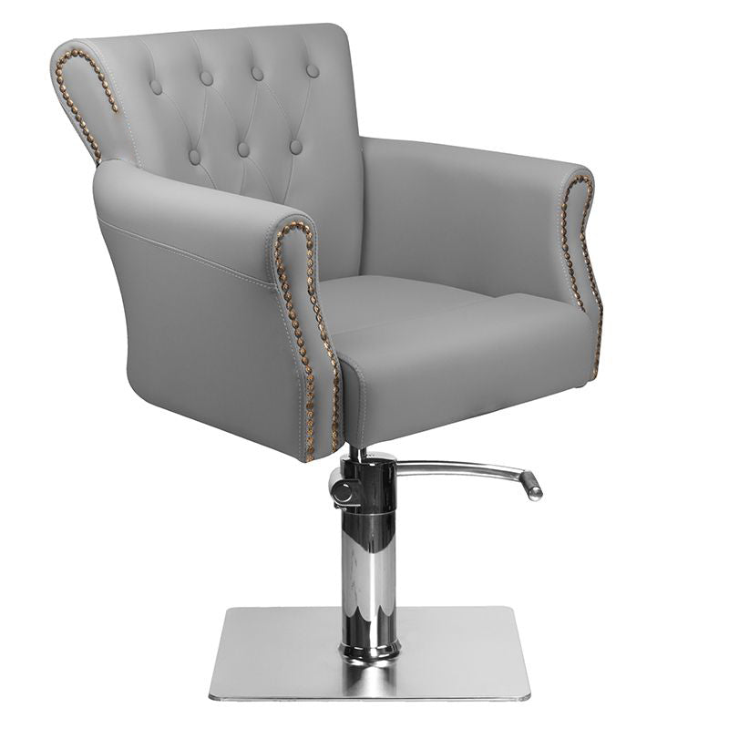 Hair system barber chair ber 8541 gray - BVShop