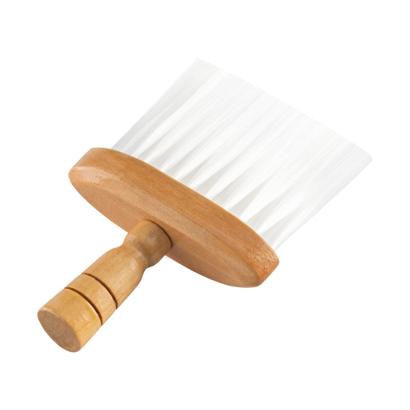 Hairdressing brush Puck neck white hair - BVShop
