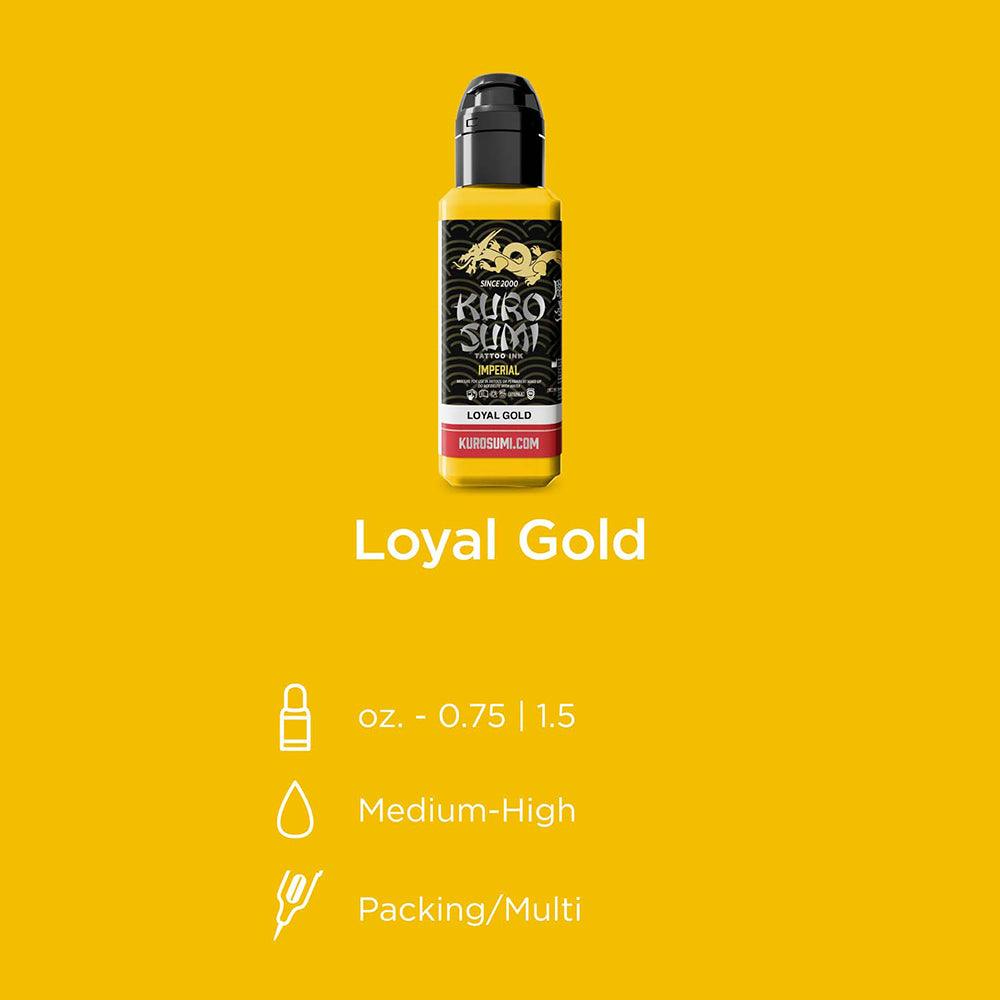 Kuro Sumi Imperial Tattoo Ink Loyal Gold - BVShop