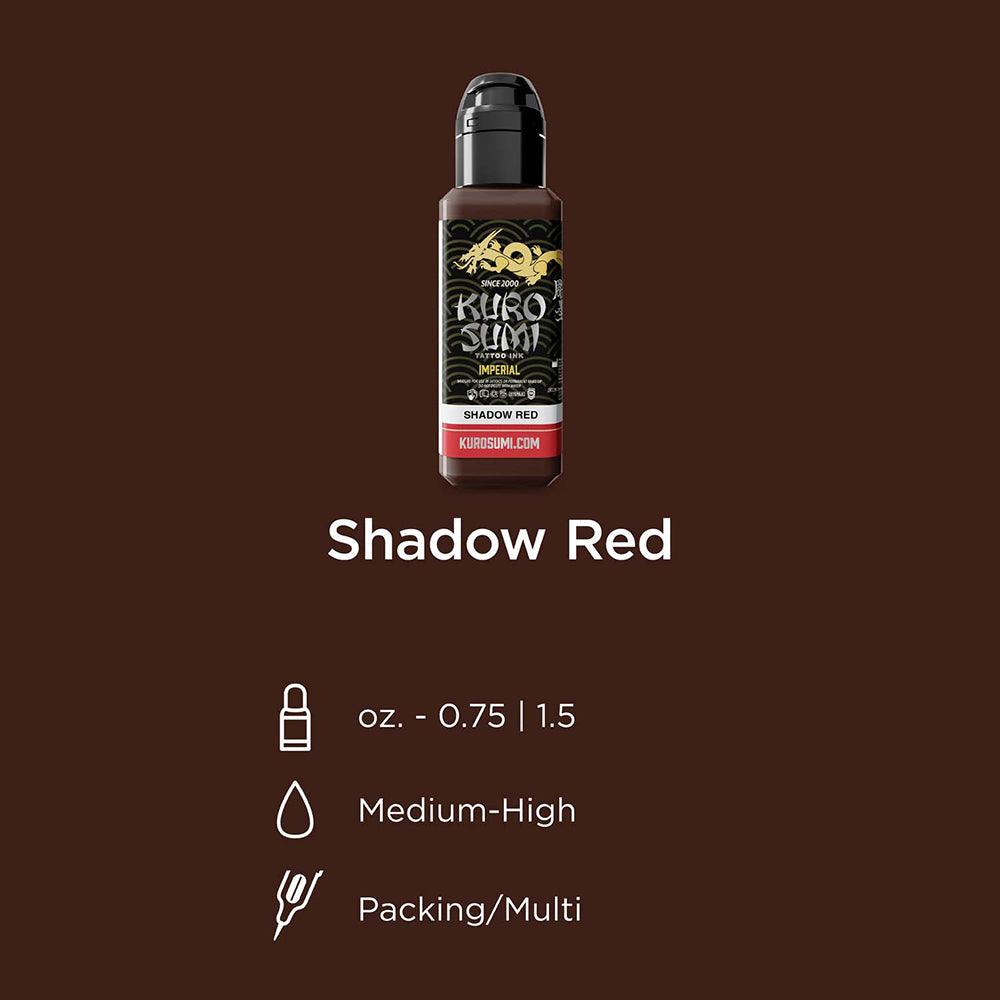 Kuro Sumi Imperial Tattoo Ink Shadow Red - BVShop