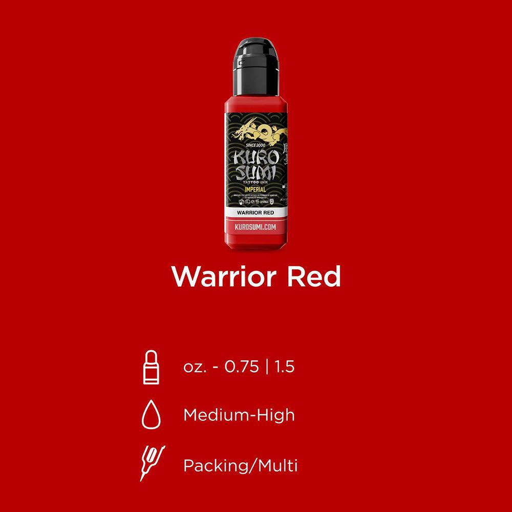 Kuro Sumi Imperial Tattoo Ink Warrior Red - BVShop